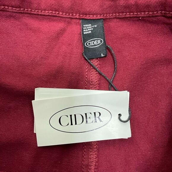 CIDER Lace Front Flare Bottom Jeans - Picture 6 of 7